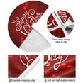 thumbnail image 2 of FMSHPON Valentine's Day Romantic Love Heart Red Xmas Christmas Tree Skirt Stand Mat for Holiday Party Decoration Indoor Outdoor 36 inches, 2 of 6