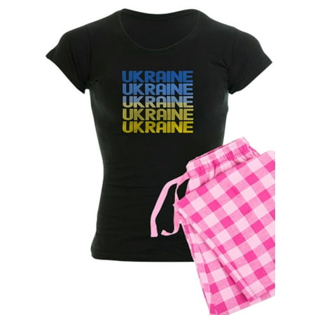 

CafePress - Ukraine Pajamas - Women s Dark Pajamas