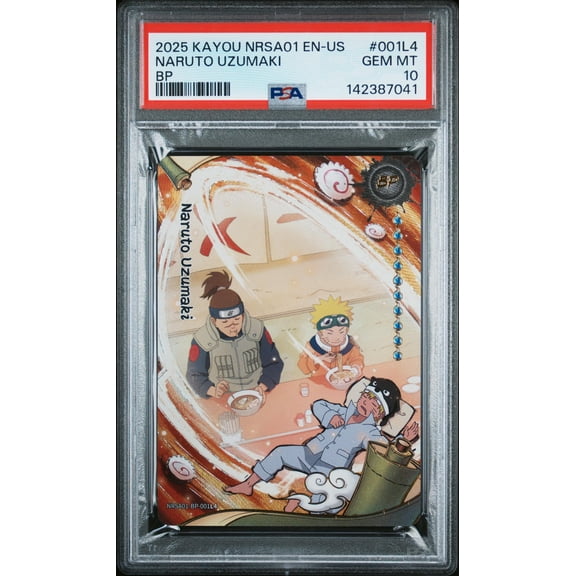 Collectible 2025 Kayou Naruto Smriti Collectible Card Nrsa01-Heaven Scroll English-United States Series 1 Bp Naruto Uzumaki #001L4 PSA 10