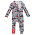 thumbnail image 1 of Pijama elegante de viscosa de cacahuete para bebés de bambú de 3 a 6 meses, 1 of 7