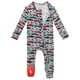thumbnail image 1 of Pijama elegante de viscosa de cacahuete para bebés de bambú de 3 a 6 meses, 1 of 7