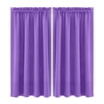 thumbnail image 2 of PpgejGEK Blackout Curtains with Heat Insulation for Bedroom and Kitchen, Energy Saving Solid Color Silk Fabric, Scandinavian Style Window Treatment for Complete Darkness and Noise Reduction, 2 of 6
