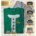 thumbnail image 2 of S4E Men's Santa Suit Elf Christmas Holiday Costume T-Shirt XXX-Large Kelly, 2 of 4