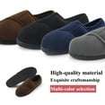 Diabetic Slippers Shoes for Men Arthritis Edema Adjustable Closure Memory Foam House Shoes