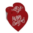 thumbnail image 1 of Inkdotpot Real Silver Foil Merry Christmas Tag Favor Hang Paper Tag 100 Pieces, 1 of 8
