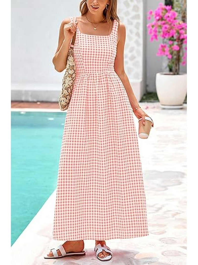 square neck spaghetti strap maxi dress Baby Pink Square Neck Strappy Lace Maxi Dress