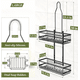 thumbnail image 3 of Estante Baño De Gran Capacidad Con Dos Jaboneras Modelo Negro, 3 of 4