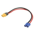 thumbnail image 1 of Male EC3 To Female Connector, Reusable Design Copper Plastic  Soft Silicone Cord EC3 Male Cable  for RC Car, 1 of 8