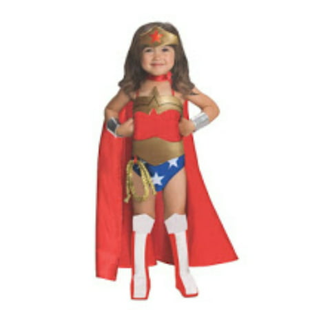Deluxe Wonder Woman Girls Costume  Toddler 2-4