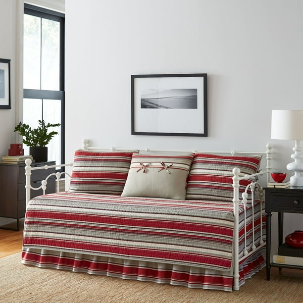 Stone Cottage Fresno Red Daybed Set