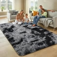 thumbnail image 5 of Shag Area Rug, Soft Fluffy Area Rugs for Living Room Bedroom Decor Carpet, Light Gray, 5 of 7