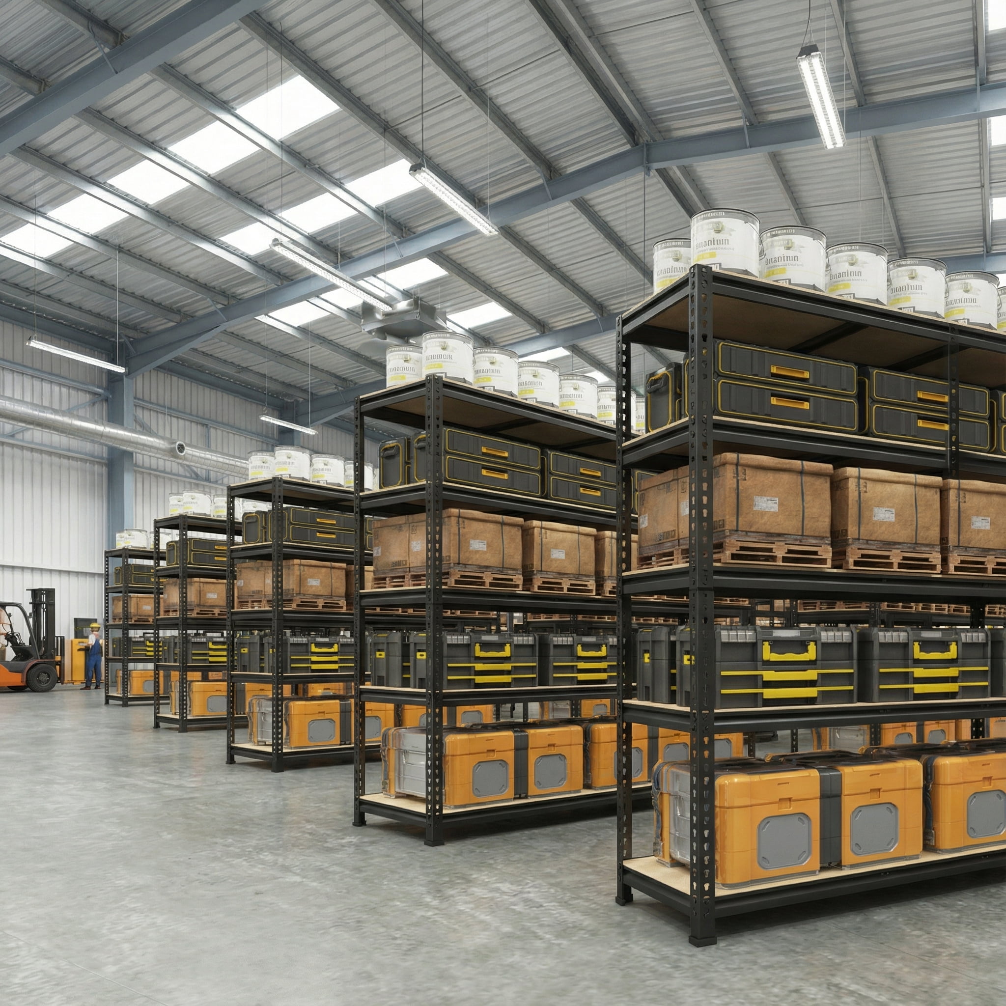 TrumanPick Metal Storage Shelves 48" W x 24" D x 71" H Adjustable Heavy Duty Shelving for Garage,3250lbs