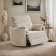 thumbnail image 6 of Gelloan Oversized Power Recliner Chairs for TWO Person Faux Fur Electric Extra Large Recliners Soft Overstuffed Reclining Theater Seating for Living Room with USB Port,34" Seat Width, 6 of 8