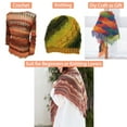 thumbnail image 7 of NICEEC 2 Skeins Soft Rainbow Yarn 100% Wool Gradient Multi Color Yarn for Crocheting Knit Total Length 180m×2(196yds×2,50g×2)-20#, 7 of 7