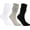 Black&white&grey, variant on Winter Knee High Slouch Socks for Women Soft Extra Long Scrunch Sock Slouch Boot Socks