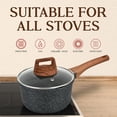 thumbnail image 6 of Bakken Swiss 20 Piece Nonstick Granite Cookware & Kitchen Set, Black, 6 of 7