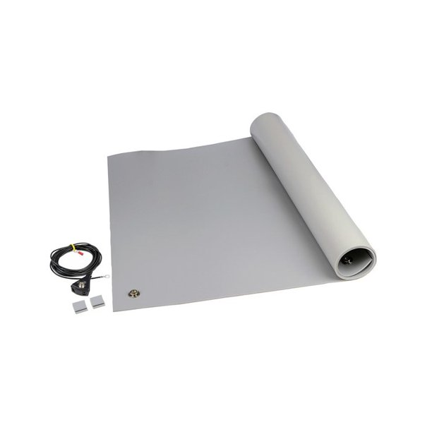 3M Antistatic Mat, ESD Mat Kit, 4ft, Grey, Ground Cord, 2x Snap