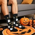 thumbnail image 5 of Funny Halloween Socks for Men Women Teen Boys- Ghost Spooky Fun Novelty Cute Crazy Funky Dress Crew Cool Sock - Halloween Gifts Stockings Costumes Gifts, 5 of 7