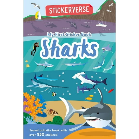 Stickerverse Stickerverse: My First Sticker Book Sharks, (Paperback)