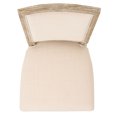 thumbnail image 5 of SAFAVIEH Buchanan 19''H French Linen Rect Side Chair Beige / Rustic Oak, 5 of 7