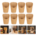 thumbnail image 1 of Cups Paper French Holderfry Charcuterie Fries Cones Cup Kraft Snack Out Take Popcorn Container Box Cardboard Party Ice Cream, 1 of 5
