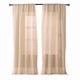 thumbnail image 5 of Xiao Hua Cortinas para dormitorio - Beige, 241*130 cm, 2 paneles, cortinas opacas ligeras, cortinas de poliéster con bolsillo para barra, cortina opaca., 5 of 5