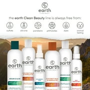 earth Clean Beauty Anti-Frizz Styling Serum with Heat Protectant, 6 fl oz.
