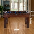 thumbnail image 3 of 54 Inch Large Size Foosball Table for Adults, Competition Full Size Soccer Game Table with 2 Balls, Football Table Game Room, 3 of 7