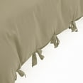 thumbnail image 4 of PiccoCasa 3 Piece Bow Tie Duvet Cover Bedding Set with 2 Pillowcases Twin Khaki, 4 of 6