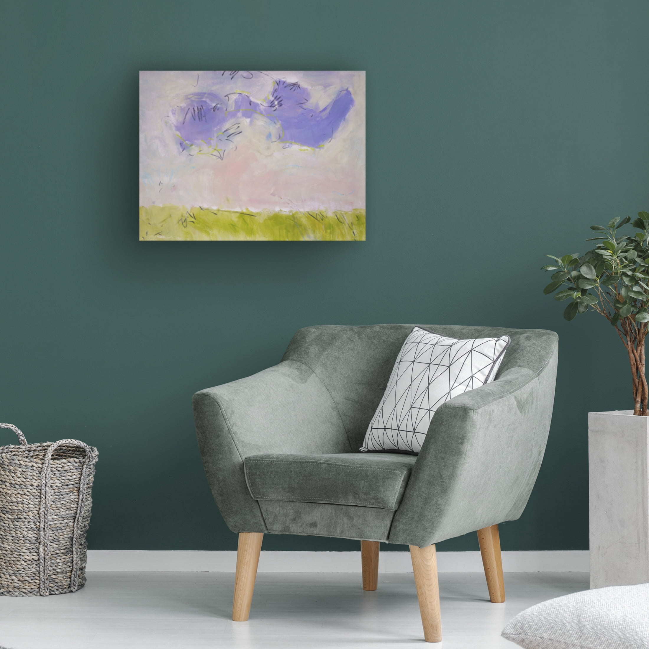Trademark Fine Art Dorothy Fagan  Heaven and Earth IV Canvas Wall Art