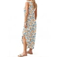 thumbnail image 4 of Fantaslook Summer Maxi Dresses for Women V Neck Tank Dress Vacation Beach Floral Sundresses with Pockets, 4 of 9