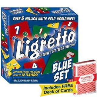 fun and easy to learn! the turbulent card game that is fast Ligretto Blue 