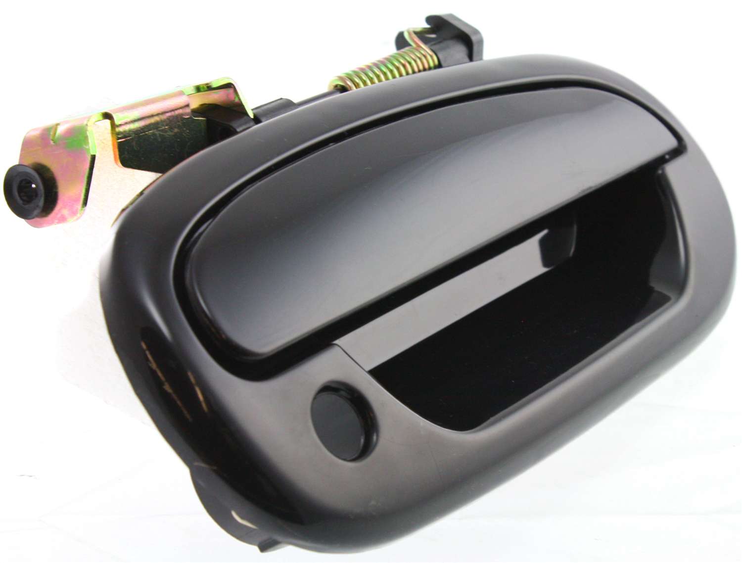 Evan-Fischer Front Left Door Handle For Ford Expedition 2003-2014 Smooth Black W/Keyhole