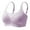 Gray, variant on AINIYS Women's Gathered Full-Cup Soft Cup Sports Lift and Support Push-Up Bra Embroidery Wireless Adjustable Straps Lightly Padded Bra Anti-Sagging Bra Breathable Everyday Bras Workout Bra Gray M