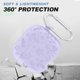 thumbnail image 3 of Funda para Protectora Flores 3D AirPods 4 2024 () Púrpura, 3 of 9