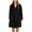 Black4, variant on Womens Robe Casual Pockets Soft Long Sleeve Belt Solid Color Bathrobe Loose Spa Hotel Robes For Pregnancy Maternity Comfortable Loungewear Halloween