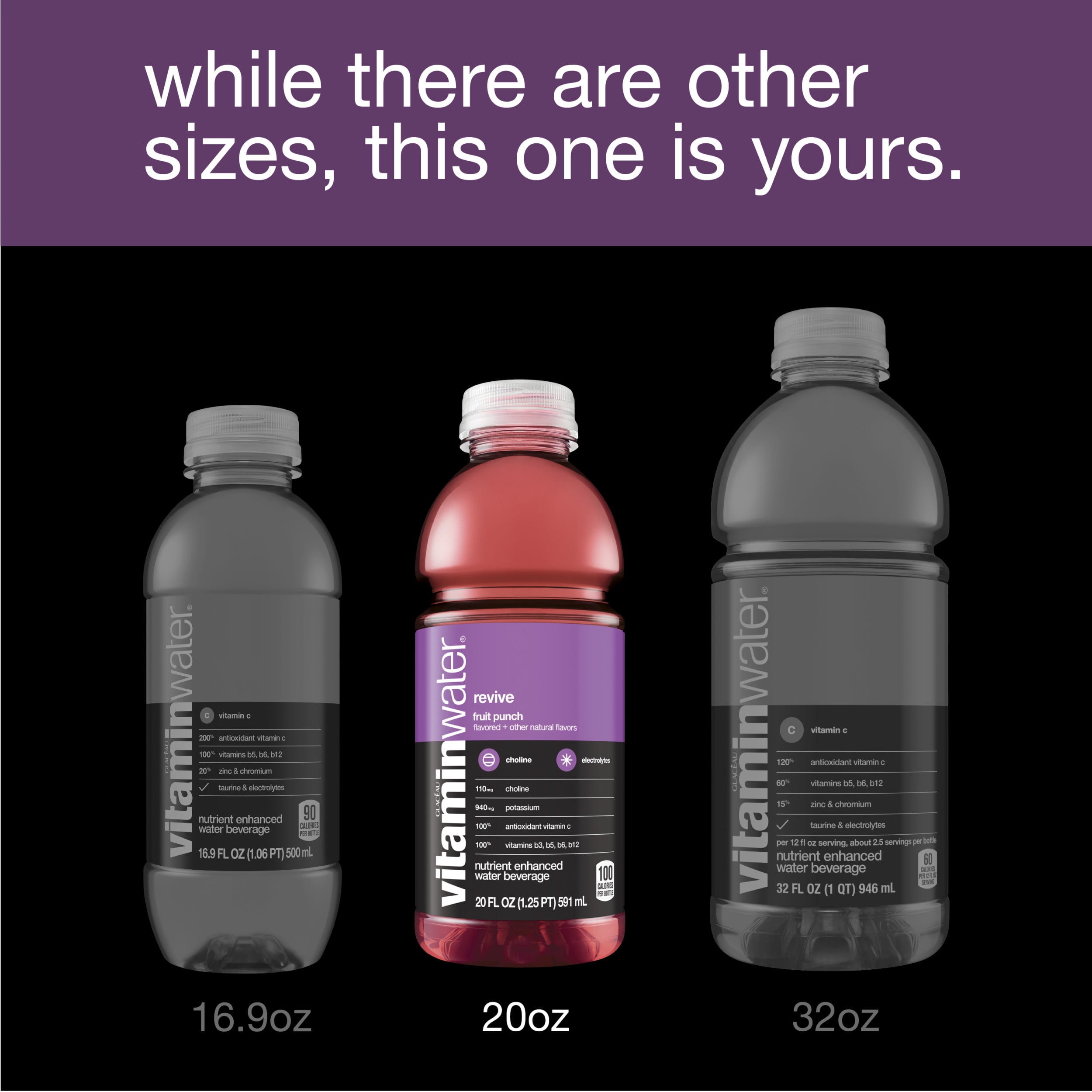 Buy vitaminwater revive electrolyte enhanced water w/ vitamins, fruit