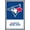 Barnwood Framed Version, variant on MLB Toronto Blue Jays - Logo 22 Wall Poster, 22.375" x 34"