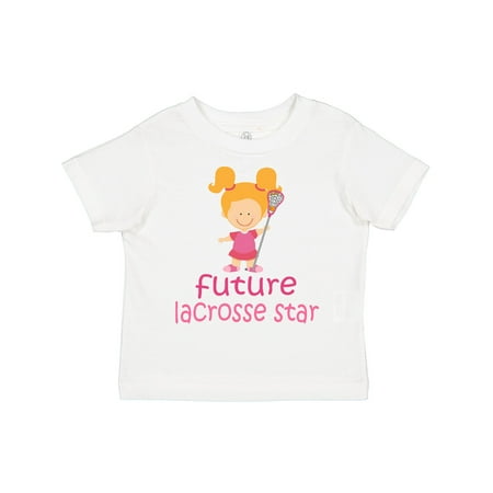 

Inktastic Future Lacrosse Star Girl Gift Toddler Toddler Girl T-Shirt
