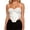 White, variant on Built in Bra Tank Tops for Women Mesh Rhinestone Detachable Straps Bustier for Shapewear and Outerwear Camisole with Built in Bra Black,40