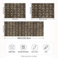 thumbnail image 2 of Yayeee Pillowcase Standard Size Set of 2 Satin Wrinkle Resistant Pillow Case, Black Floral Pattern, 2 of 8