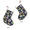 Rateoe Sloth with Donuts Print Christmas Stockings,18 Inch Large