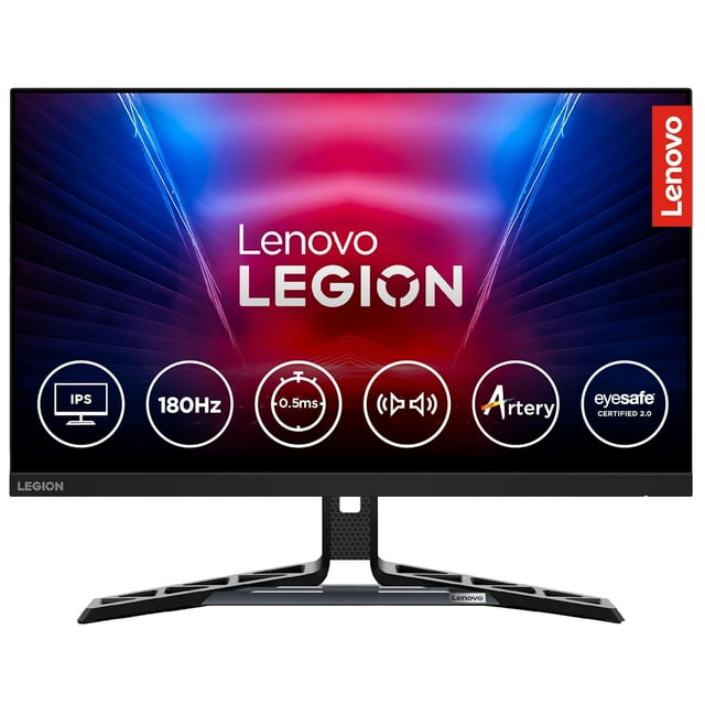 Open Box - Lenovo Legion R27i-30 | 27 Inch (68.5cm) 165Hz LED Gaming Monitor | 0.5ms, AMD FreeSync, 99%sRGB, 90% DCI-P3, 2xHDMI 2.1,1xDP| Tilt, Swivel, Pivot, Height Adjust Stand