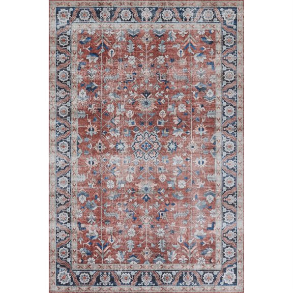 Novogratz by Momeni Doheny Diana Polyester Rust Area Rug 5' X 7'6"