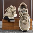 thumbnail image 4 of Men's Lace-Up Mesh Spliced Platform Athletic Casual Shoes, 4 of 7