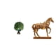 thumbnail image 1 of Elegante colección de esculturas de animales con figuras de y caballo para dormitorio, oficina, sala de estar, estantería o decoración del h, 1 of 8