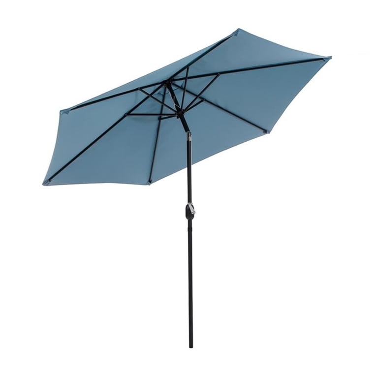 articulated patio umbrella Deconk 10' X 13 'Patio with LED Light Outdoor Cantilever Umbrellas 10.58 lbs. Treasure Garden 11 ft
