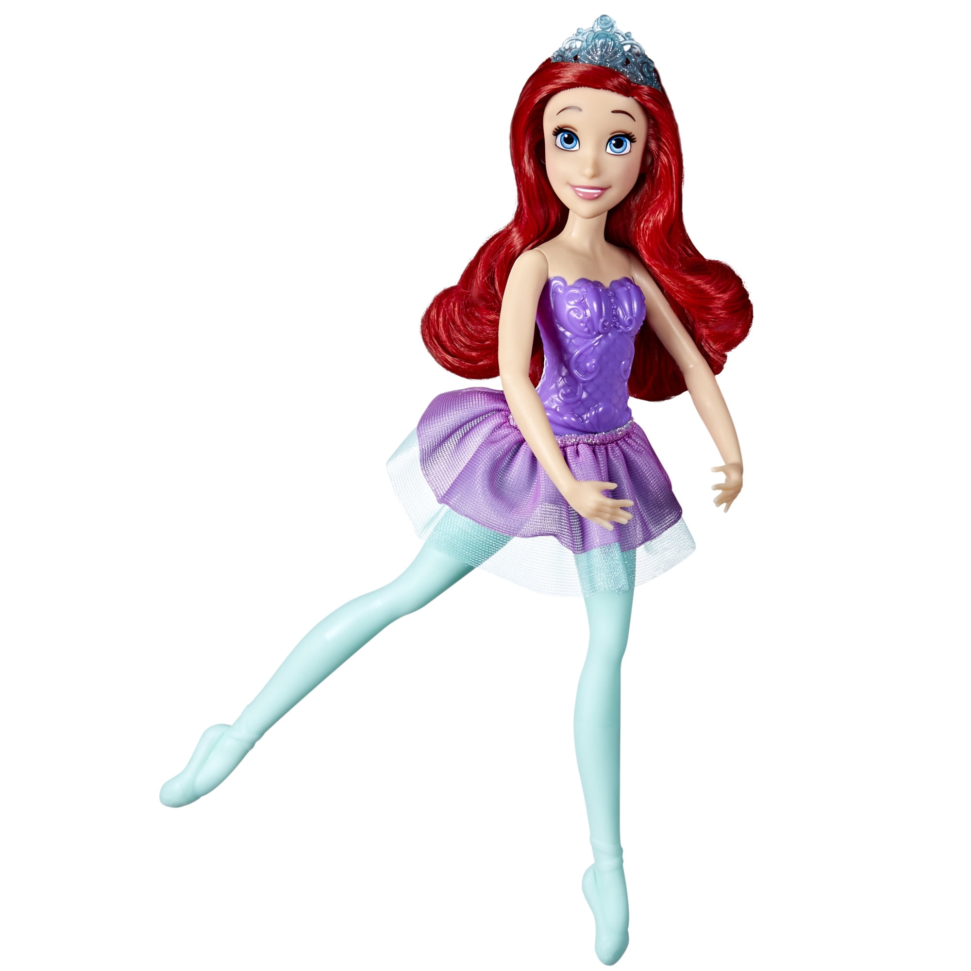 Disney Princess Ballerina Princess Ariel, Disney Princess Toy for Kids 3 Years Old and Up