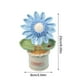 thumbnail image 2 of Decoración del hogar, decoración de habitaciones, decoración de paredes, flores grandes de ganchillo en maceta, girasol artificial, decoración de flores tejidas para el tablero del automóvil, decoraci, 2 of 5