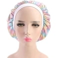 thumbnail image 1 of Gorros Sleep Cap HUOGUO con purpurina con láser, turbante sedoso y quimio, 1 of 5